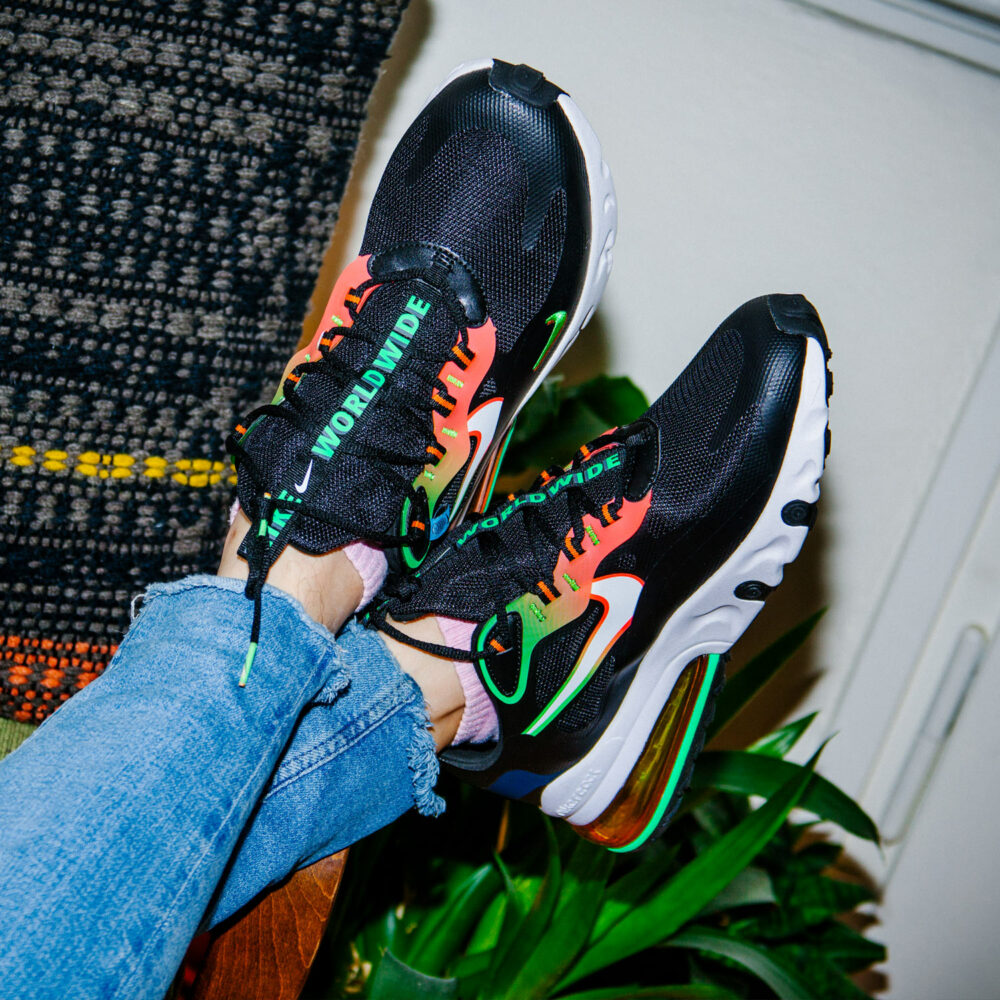 Nike Air Max 270 React Worldwide black